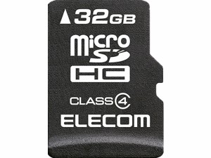 microSDHCカード Class4 データ復旧サービス付 32GB エレコム MF-MSD032GC4R