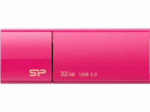 USB3.0 スライド式USBメモリ 32GB ピンク シリコンパワー SP032GBUF3B05V1