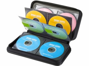 DVD・CDセミハードケース 96枚収納 ブラック サンワサプライ FCD-WL96BK