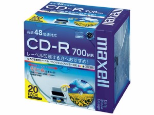 データ用CD-R 700MB 20枚 マクセル CDR700SWPS1P20S