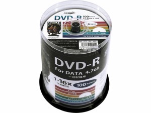 DVD-R 4.7GB 16倍速 100枚 スピンドル ハイディスク HDDR47JNP100