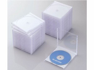 Blu-ray DVD CDケース クリア 10枚 エレコム CCD-JSCN10CR