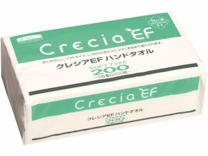 クレシアEF ハンドタオル ソフトタイフ 200組 クレシア 37005