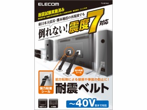 TV用耐震ベルト 〜40V用 強力粘着シールタイプ 2本入 エレコム TS-001N2