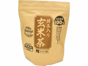 オキロン三角ティーバッグ 抹茶入り玄米茶 100P ますぶち園 5027
