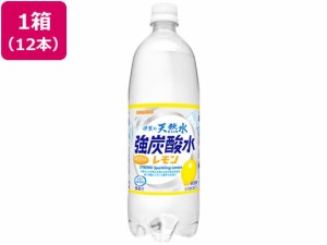 伊賀の天然水 強炭酸水 レモン 1L×12本 サンガリア 877