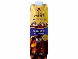 KEYDOORS+リキッドコーヒー テトラプリズマ 微糖 1000ml キーコーヒー