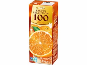 フルーツセレクション オレンジ100% 200ml エルビー 2029
