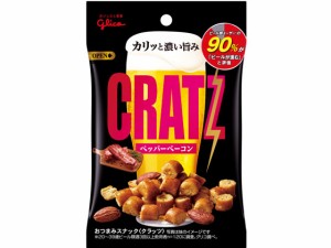 クラッツ 濃厚おつまみスナック ペッパーベーコン 42g 江崎グリコ