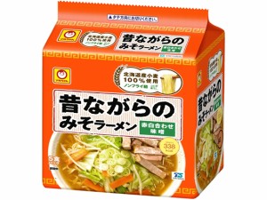 昔ながらのみそラーメン 5食パック 東洋水産