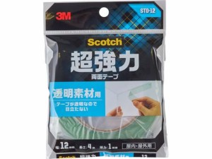 スコッチ超強力両面テープ 幅12mm×4m 1巻 3M STD-12