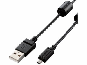 USBケーブル 平型mini8pin カメラ用 1.5m エレコム DGW-F8UF15BK