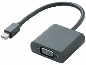 Mini DisplayPort-VGA変換アダプタ エレコム AD-MDPVGABK