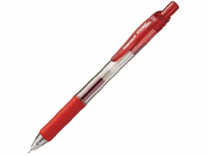 ゲルノックボールペン 0.5mm 赤 1本 スマートバリュー H043J-RD