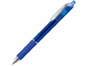 ノック式油性ボールペン 0.7mm 青 スマートバリュー H048J-BL