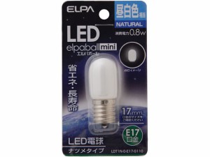 LEDナツメ球 E17昼白色 朝日電器 LDT1NGE17G110