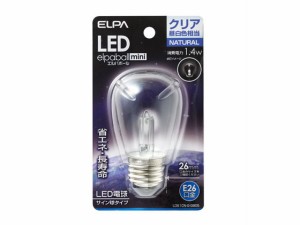 LED電球サイン球 E26クリア昼白色 朝日電器 LDS1CN-G-G905