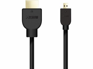 イーサネット対応HDMI-Microケーブル 1m エレコム DH-HD14EU10BK