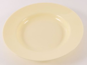 ポリプロ スープ皿 クリーム色 エンテック No.1716K