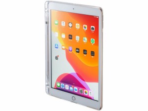 iPad 10.2インチApplePencil収納ポケット付クリアカバー サンワサプライ PDA-IPAD1618CL