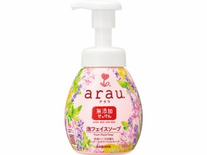 アラウ. 泡フェイスソープ 200mL サラヤ