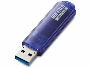 USB3.0 USBメモリ 64GB ブルー バッファロー RUF3-C64GA-BL