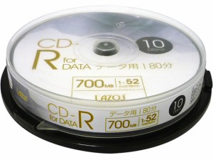 CD-R データ用 10枚 Lazos L-CD10P