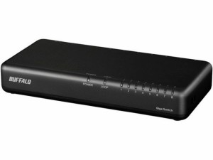 Giga8ポートスイッチングハブ電源内蔵 バッファロー LSW6-GT-8NP/BK