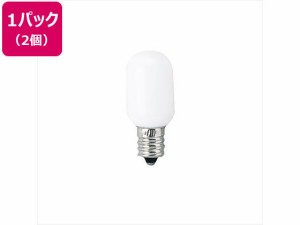 ナツメ球 5W 口金E12 ホワイト 2個 ヤザワコーポレーション 1CT2P