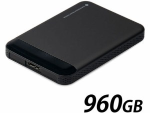 外付けSSD 960GB 1年保証 エレコム ESD-PL0960GM