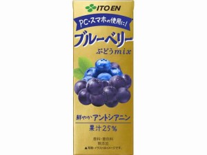 ブルーベリーぶどうmix 紙パック 200ml 伊藤園