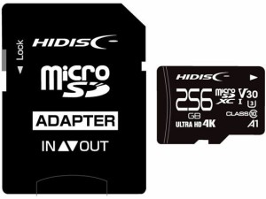 microSDXCカード 256GB Class3 ハイディスク HDMCSDX256GCL10