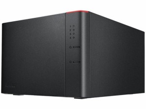 法人向け外付HDD4ドライブ 8TB バッファロー HD-QHA8U3/R5