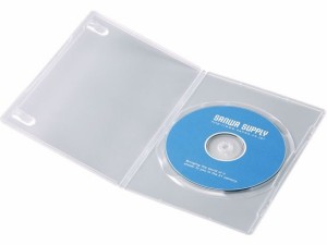 スリムDVDトールケース 1枚収納 クリア 10枚セット サンワサプライ DVD-TU1-10CLN