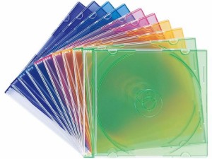 Blu-ray・DVD・CDケース スリムタイプ ミックス 10枚セット サンワサプライ FCD-PU10MXN