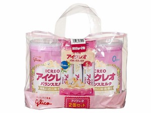 アイクレオ バランスミルク 2缶セット 800g×2缶 江崎グリコ