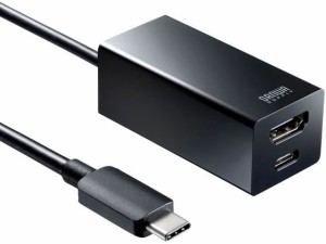 USB Type-Cハブ付き HDMI変換アダプタ サンワサプライ USB-3TCH34BK