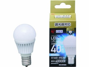 LED電球E17広配光 調光器対応40形相当昼白色 アイリスオーヤマ 1256778