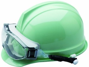 ゴーグル型 保護メガネ ヘルメット取付式 uvex 4228871