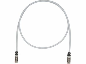 パンドウイット/CAT6A／CAT6 シールドパッチコード 3m ライトグレー STP パンドウイットコーポレーション 8180500