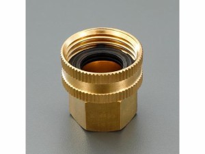 スイベルコネクター 雌ねじ 1／2NPT×3／4NH エスコ EA124GC-41A