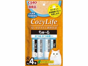 チャオCozyライフちゅーる 鰹鰹節4本 いなば