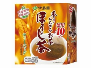 香りひろがるお茶 ほうじ茶 ティーバッグ 40袋 伊藤園