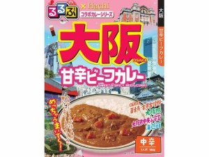 ハチ食品/るるぶ 大阪 甘辛ビーフカレー 180g ハチ