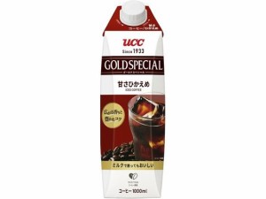 UCC ゴールドスペシャル アイスコーヒー 甘さひかえめ 1000ml UCC