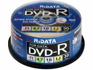 データ用DVD-R 30枚 ＲｉＴＥＫ D-R16X47GPW30SP