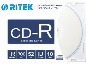 データ用CD-R 10枚 ＲｉＴＥＫ CD-R700EXWP10RT