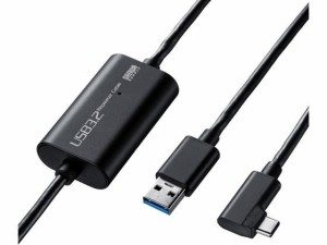 USB3.2 A-TypeCロングケーブル(5m・VRヘッドセット対応) サンワサプライ KB-USB-RLC305