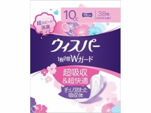 ウィスパー 1枚2役Wガード 10cc 19cm 38枚 Ｐ＆Ｇ