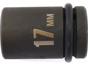 薄口インパクトレンチソケット ショート 17mm パオック IMS-17S